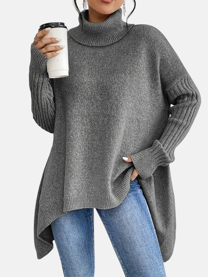 BRIGITTE – LONG TURTLENECK SWEATER