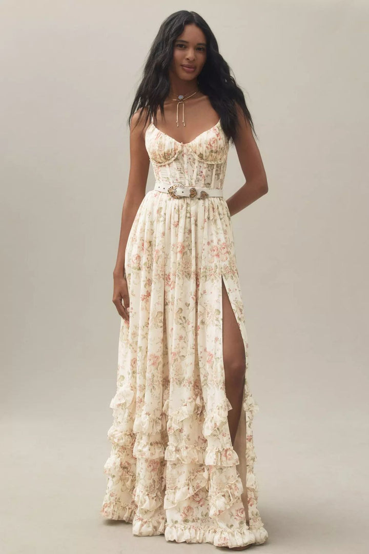 Alira | Elegant Floral Summer Dress