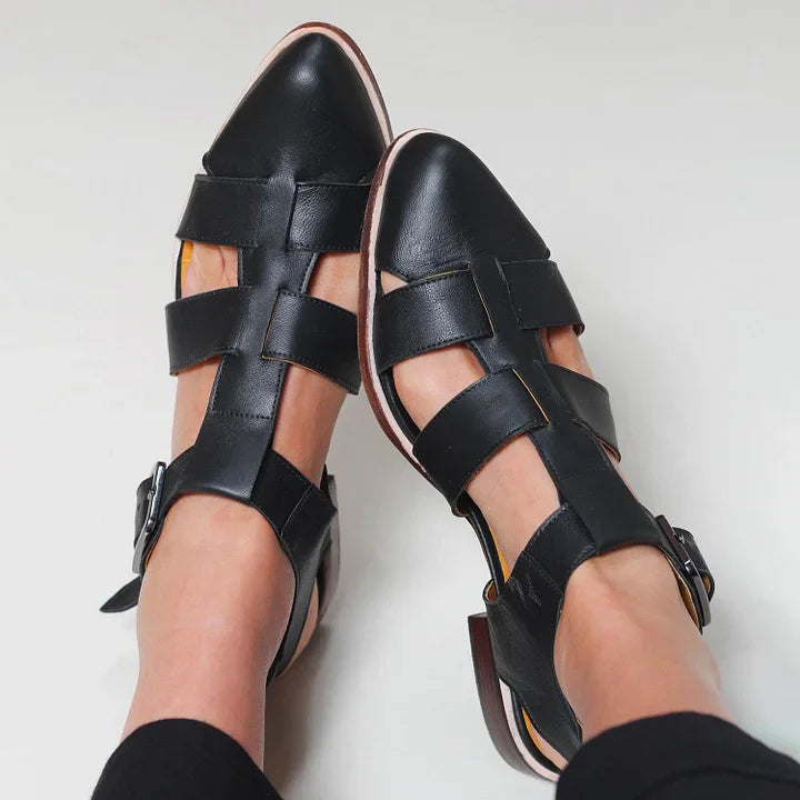 WOVEN FLAT SANDALS