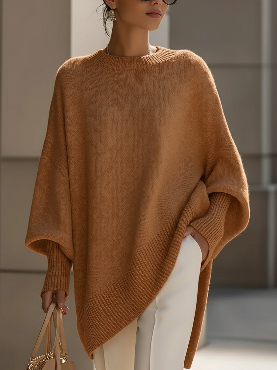 Aster | Oversized Poncho Sweater