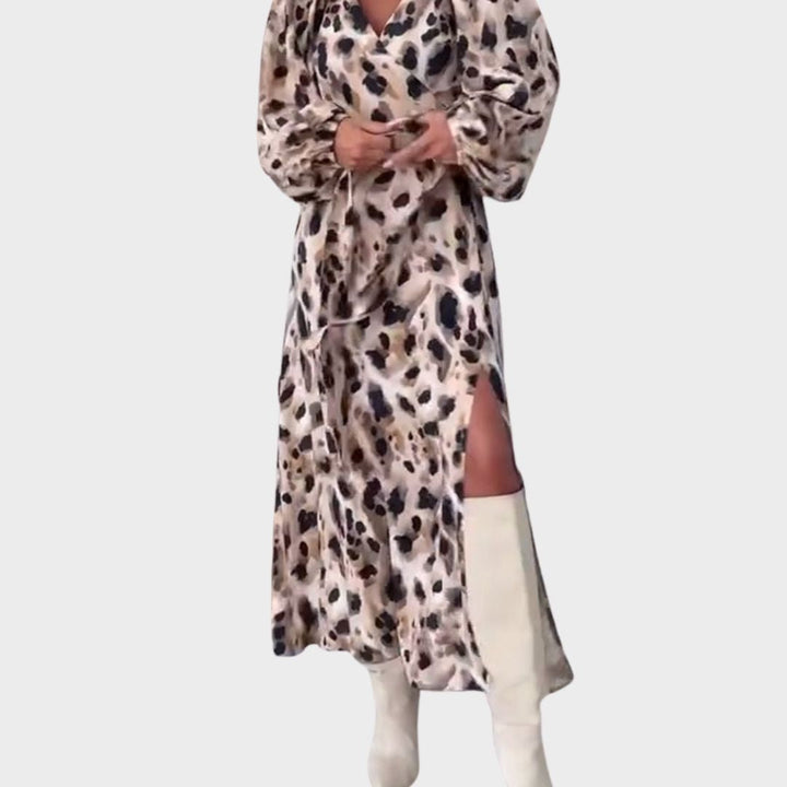 Hayden Romilly | Printed V-Neck Sexy Dress