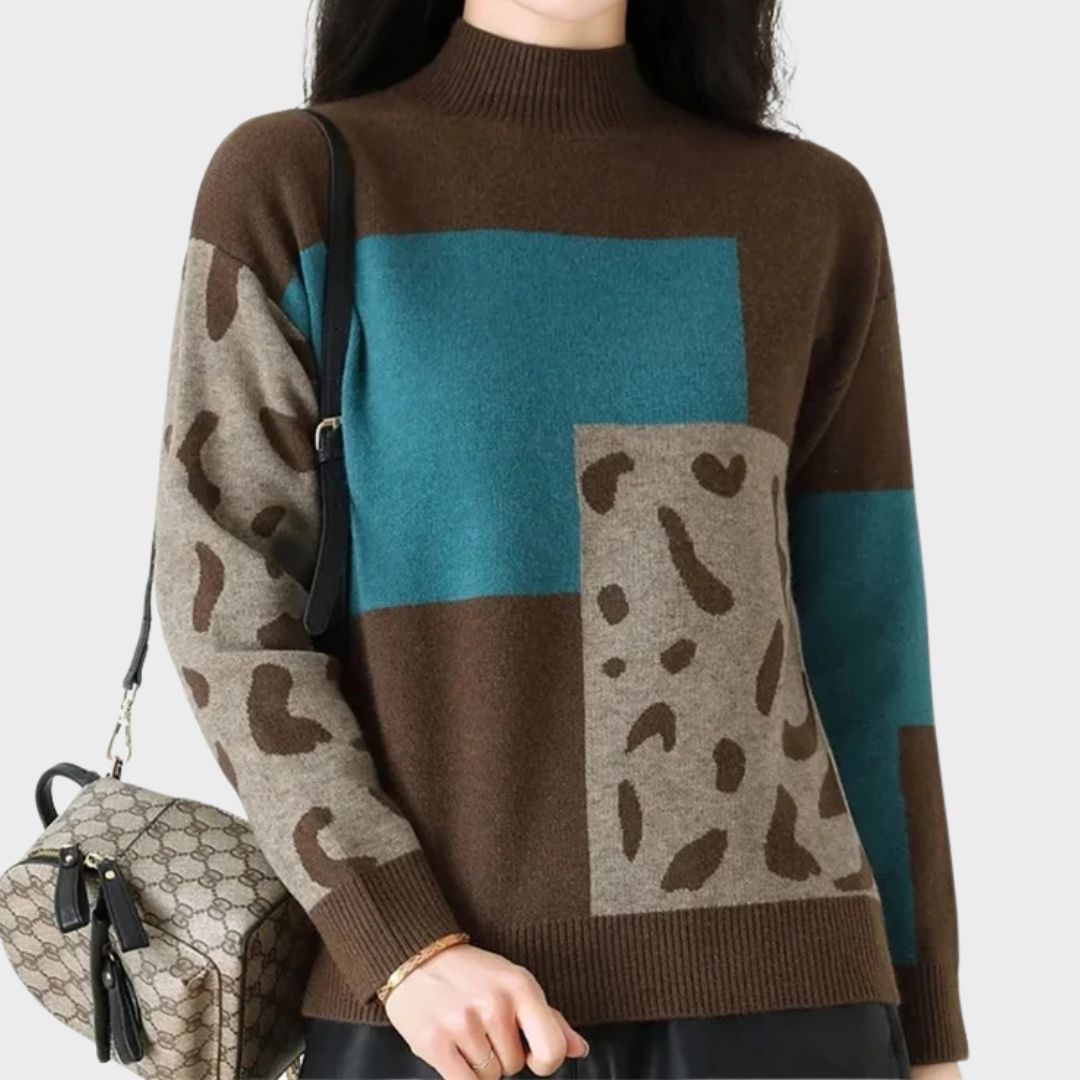 Hayden Teresina H. | Comfortable High Collar Sweater