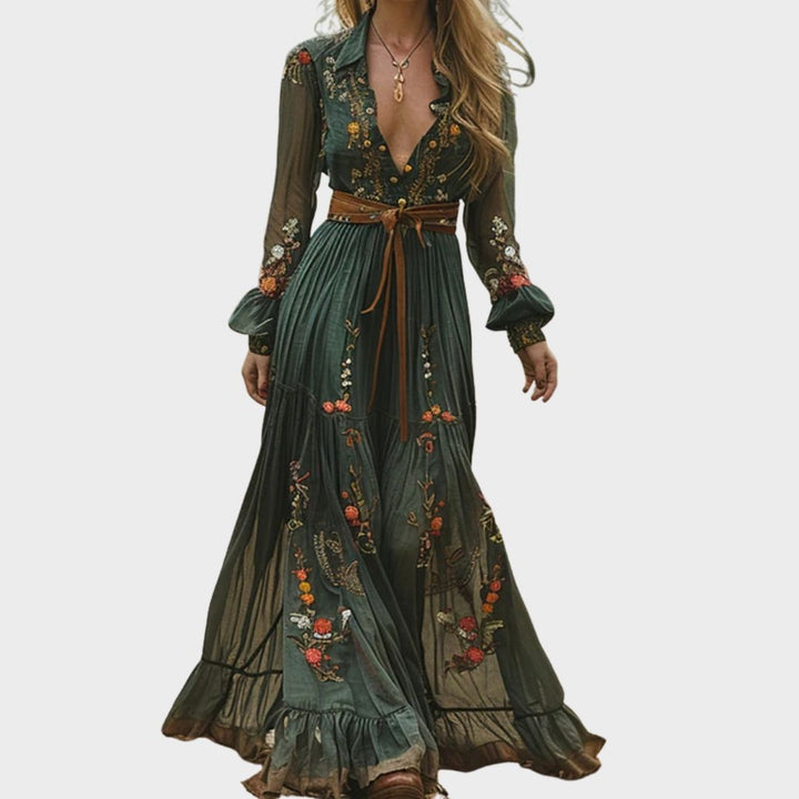 Hayden Auré | Boho Floral Maxi Dress