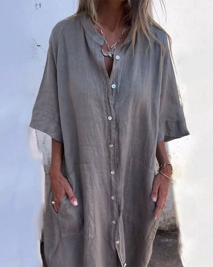 Hayden Alva | Ibiza-Inspired Shirt Dress
