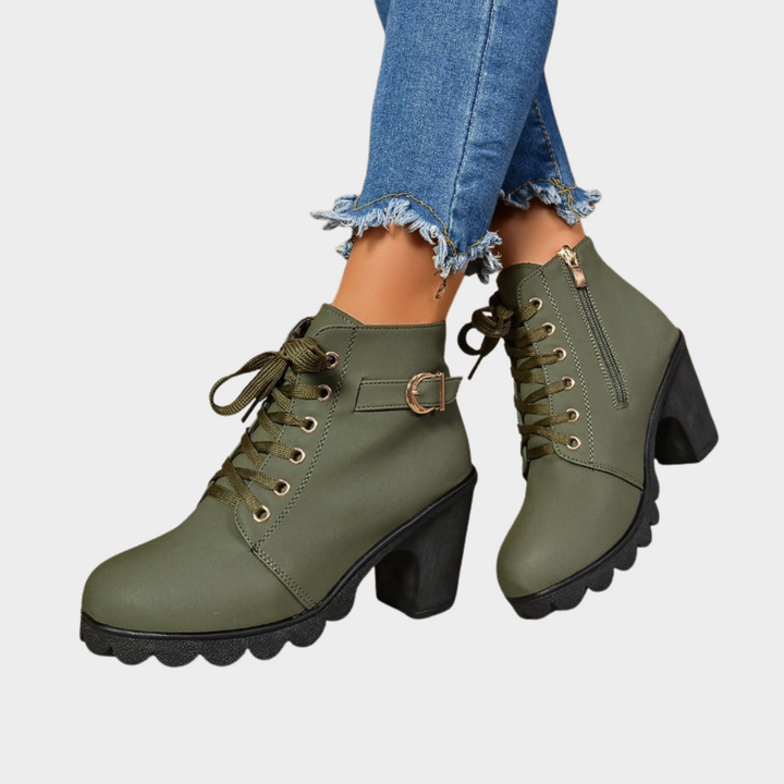 Kenna | Block Heel Ankle Boots