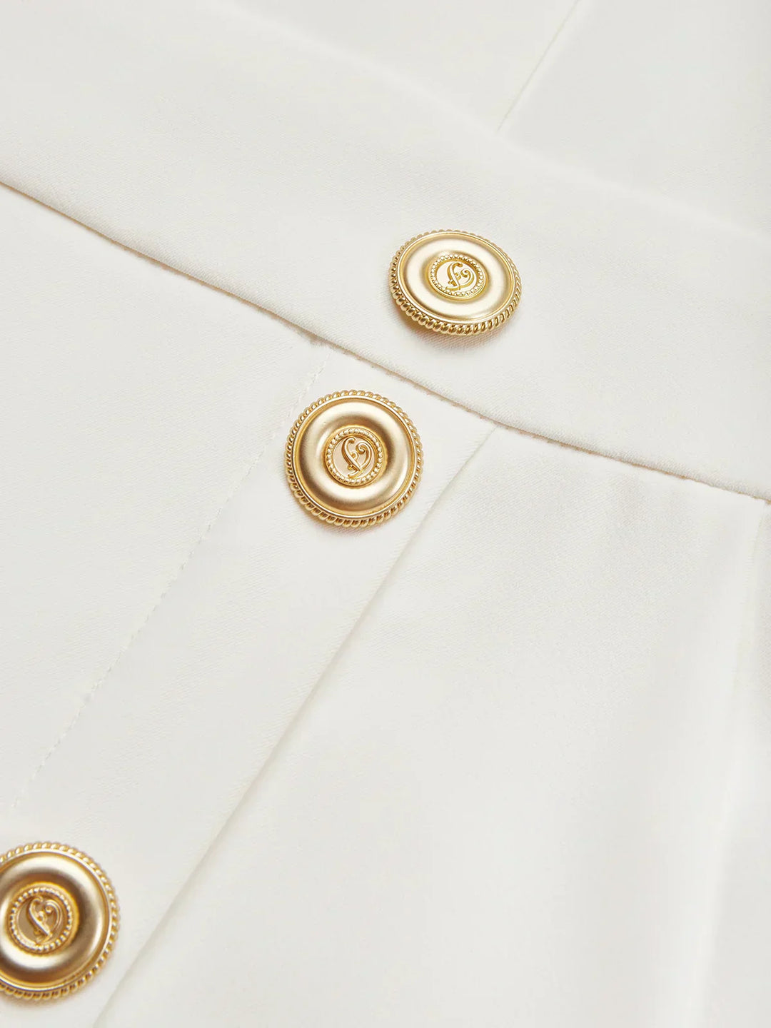 Hayden Marlene™ | Solid Midi Dress with Button Slit and Round Neckline