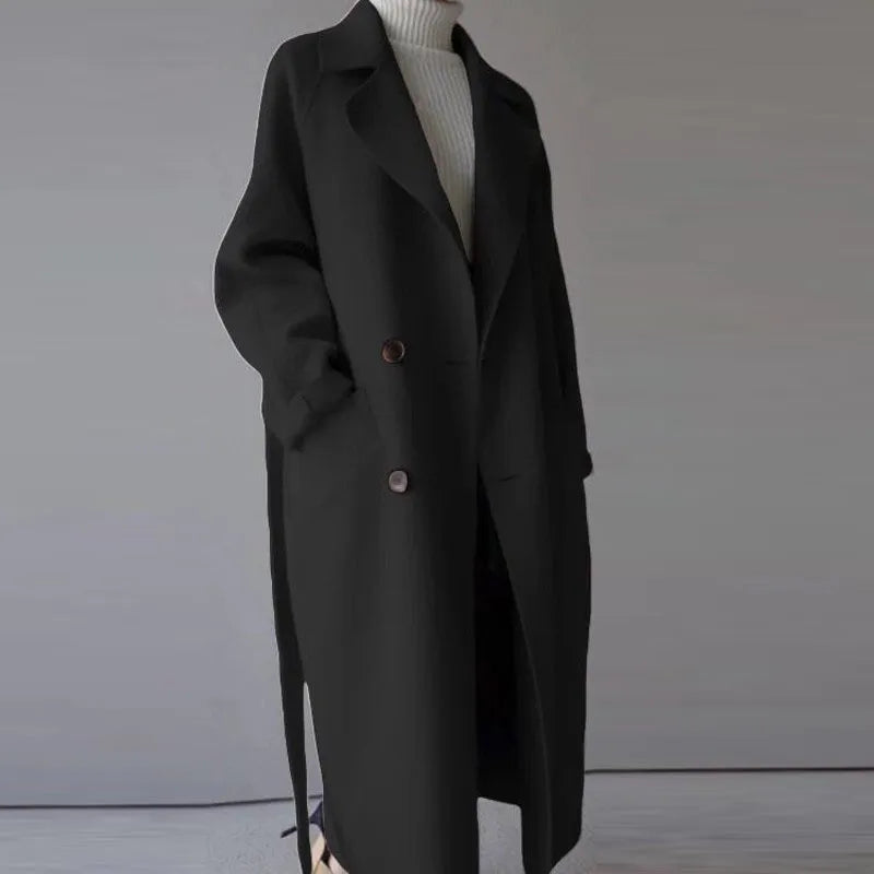 Elowen | Elegant Long Winter Coat for Women