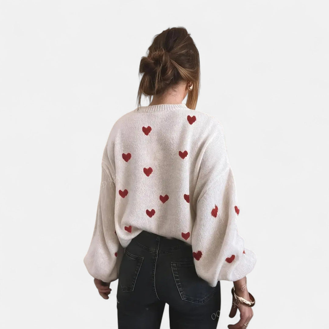 Isla Hearts Wool Sweater