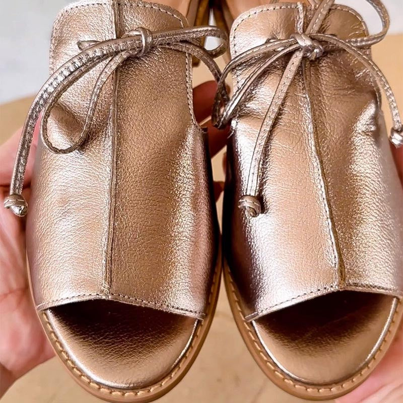 LILLIANA – STRAP-STYLE LEATHER SANDALS