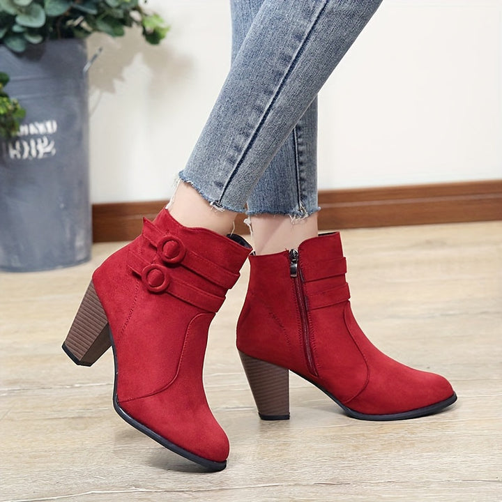Amara Block Heel Ankle Boots – Style with a Soft Step