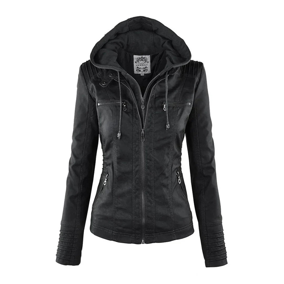 ZYNNIA | Weatherproof Leather Jacket