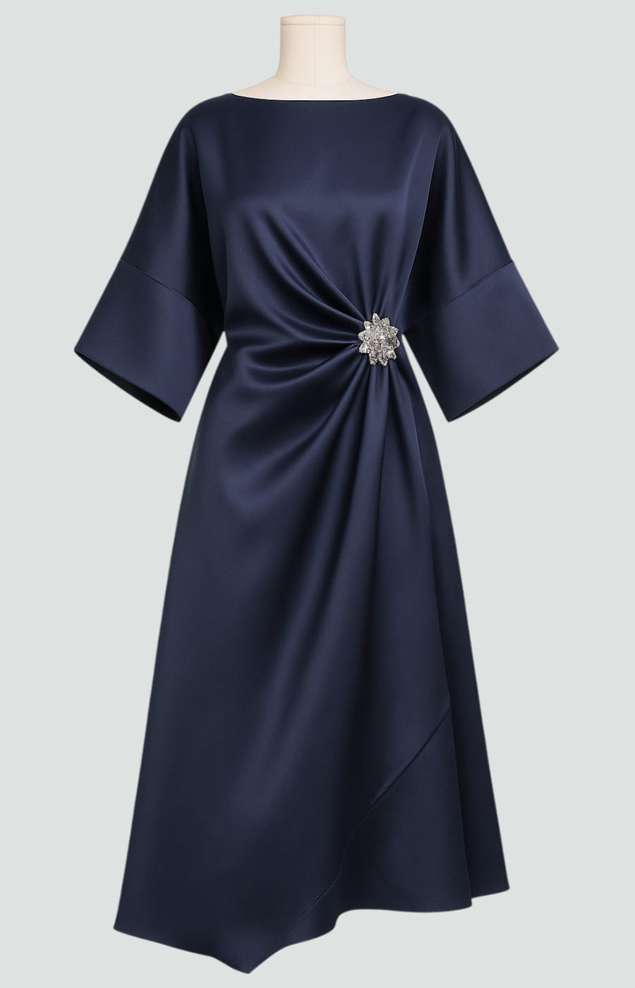 Hayden Hailey | Elegant satin maxi dress