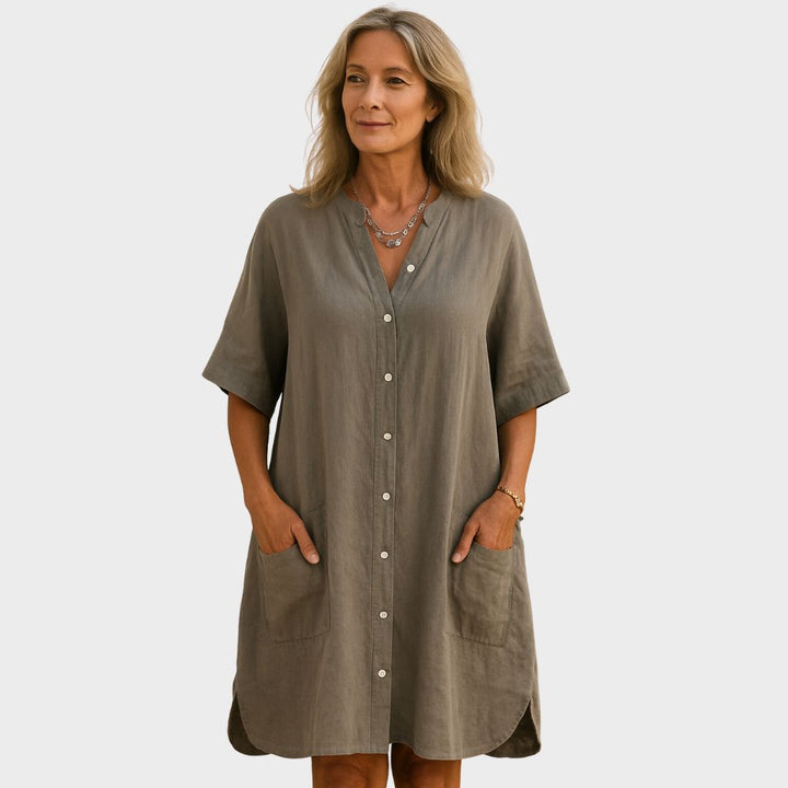 Hayden Alva | Ibiza-Inspired Shirt Dress