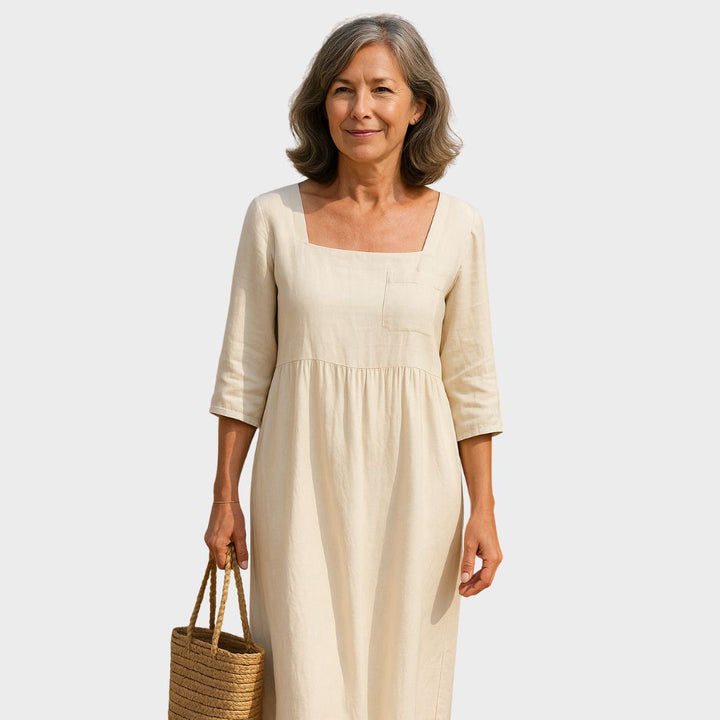 Hayden Lunelle – Casual linen dress
