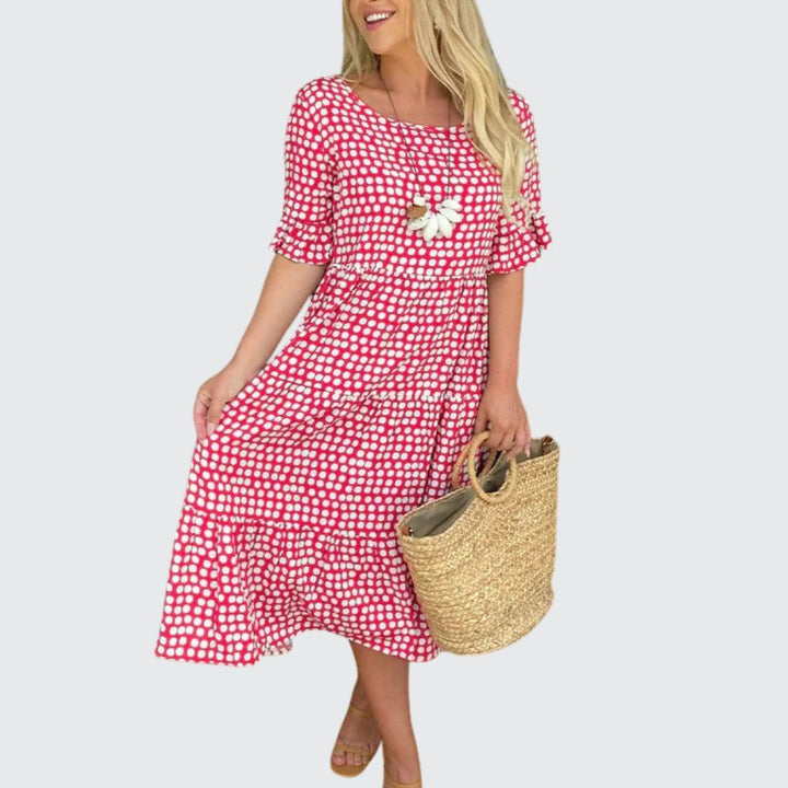 Hayden Caroline | Relaxed Tiered Midi Dress