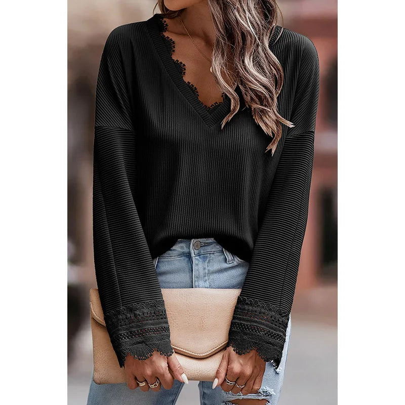 Hayden Amaris | Elegant Sweater With Lace