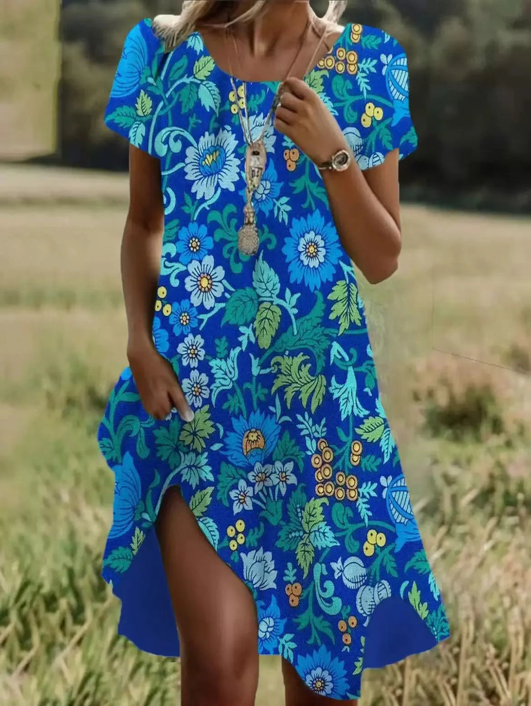 Hayden Mary | Short Sleeve Midi Dress