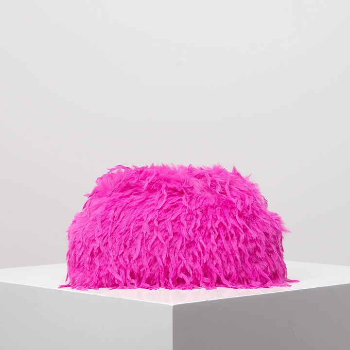 Rowan | Plush Clip Clutch