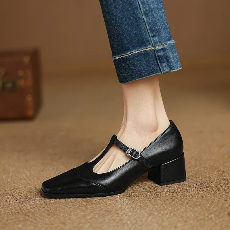 Kalvoria Leopard Mary Janes