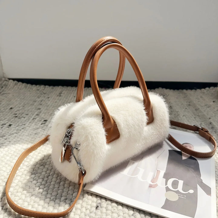 Jolie | Faux Fur Box Shoulder Bag