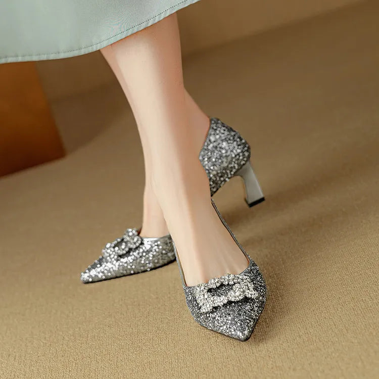Gloria Glitter Pumps