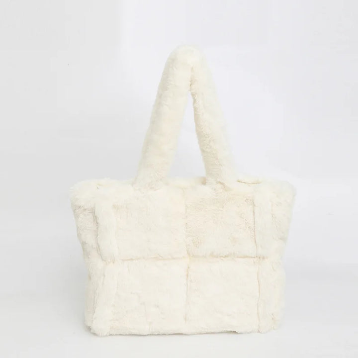 Gretchen | Faux Fur Shopper Tote