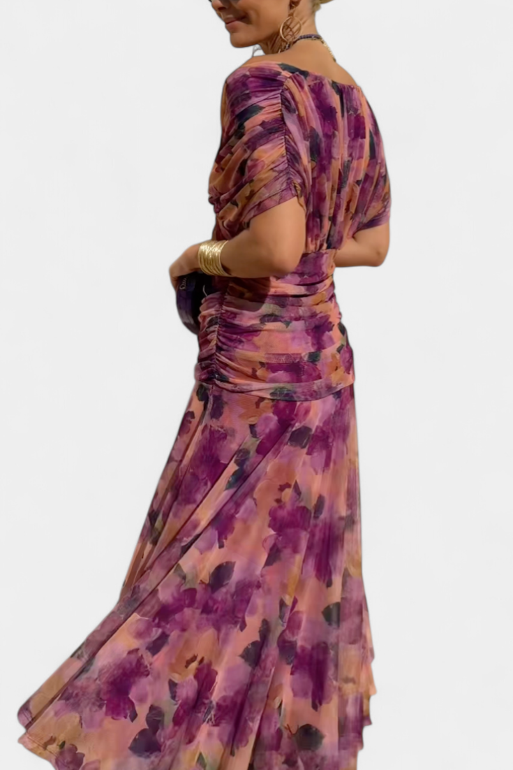 Eloria | Elegant Women's Dress | Romantic Long Floral Dress