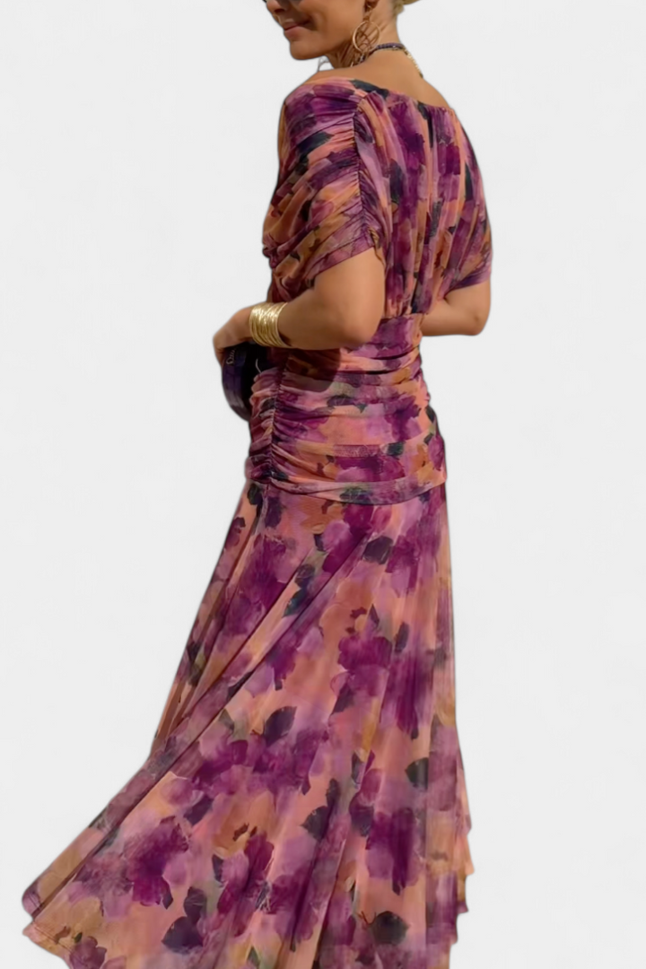 Eloria | Elegant Women's Dress | Romantic Long Floral Dress