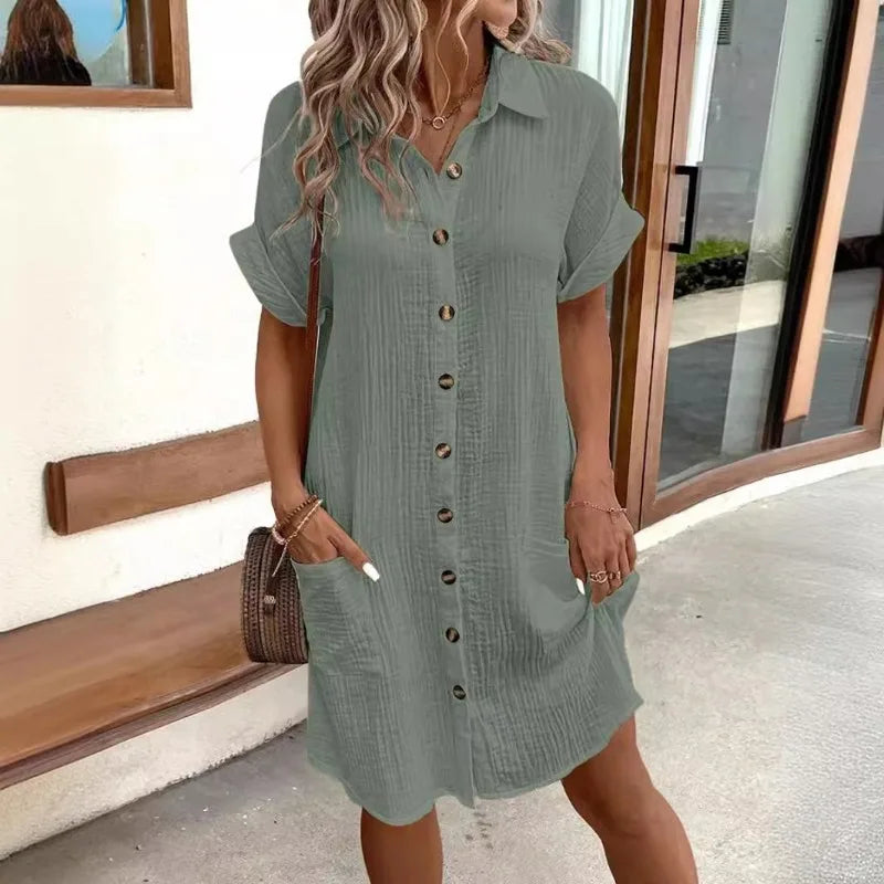 Elodie   | Elegant Shirt Dress
