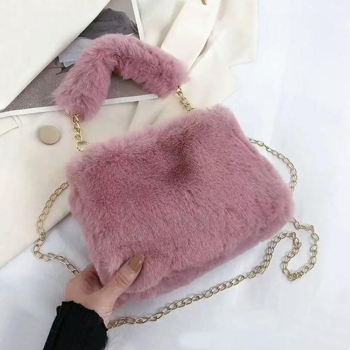 Lillian | Plush Chain Shoulder Bag