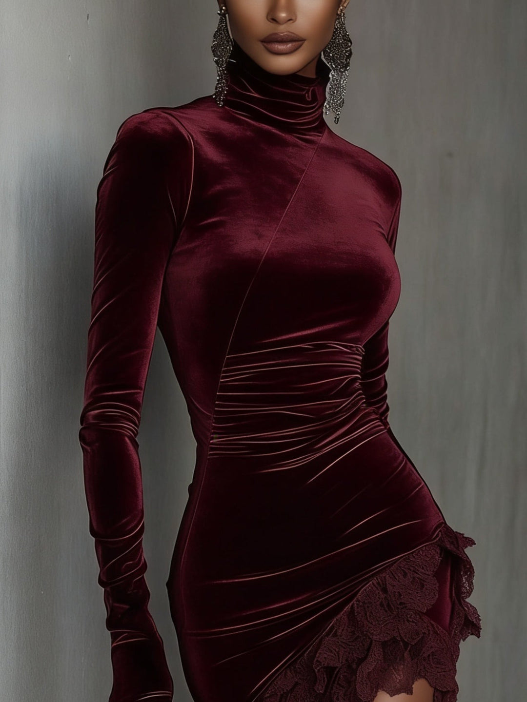 Chiara Velvet Mini Dress