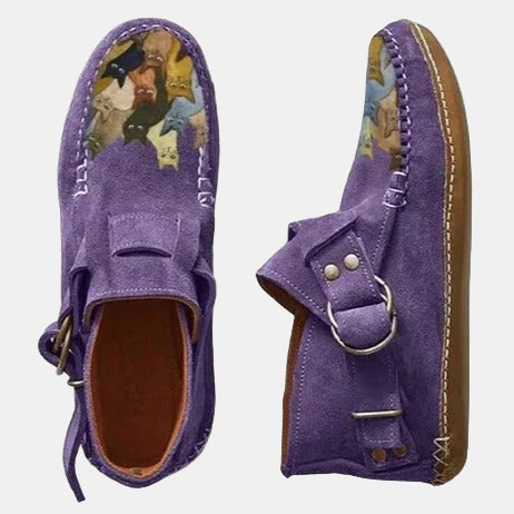 Nina | Casual Printed Ankle Boots