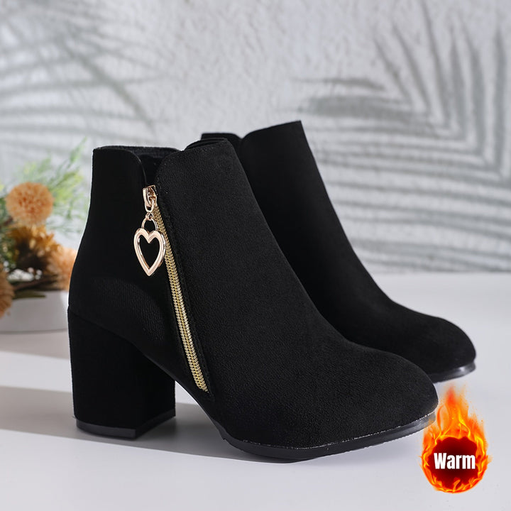 Luna Warm Ankle Boots – Cozy Elegance for Cooler Days