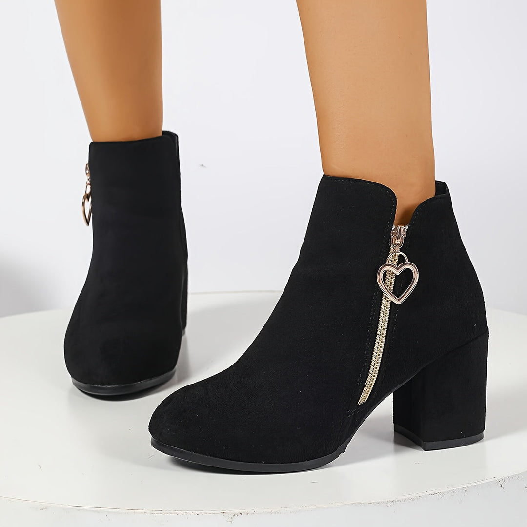 Luna Warm Ankle Boots – Cozy Elegance for Cooler Days