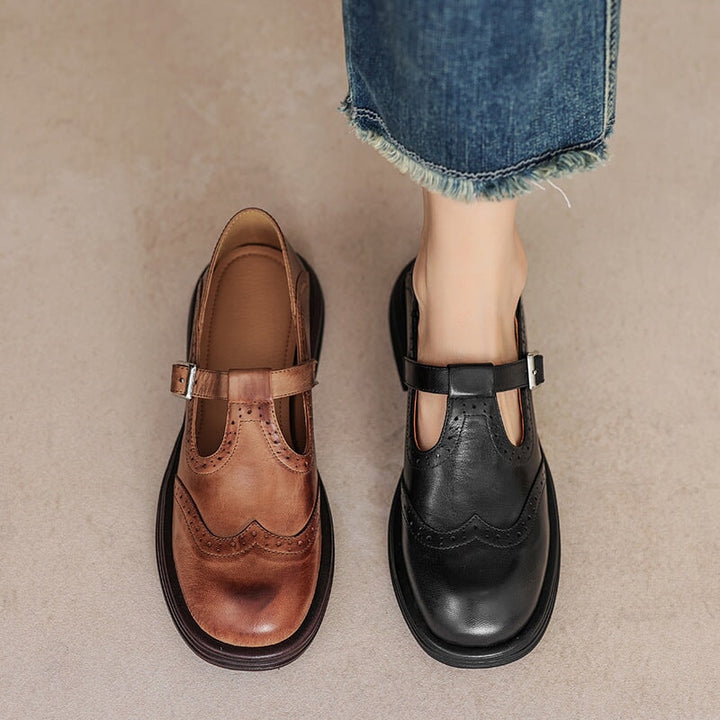 Sarah&Kate™| Risla Leather Mary Janes