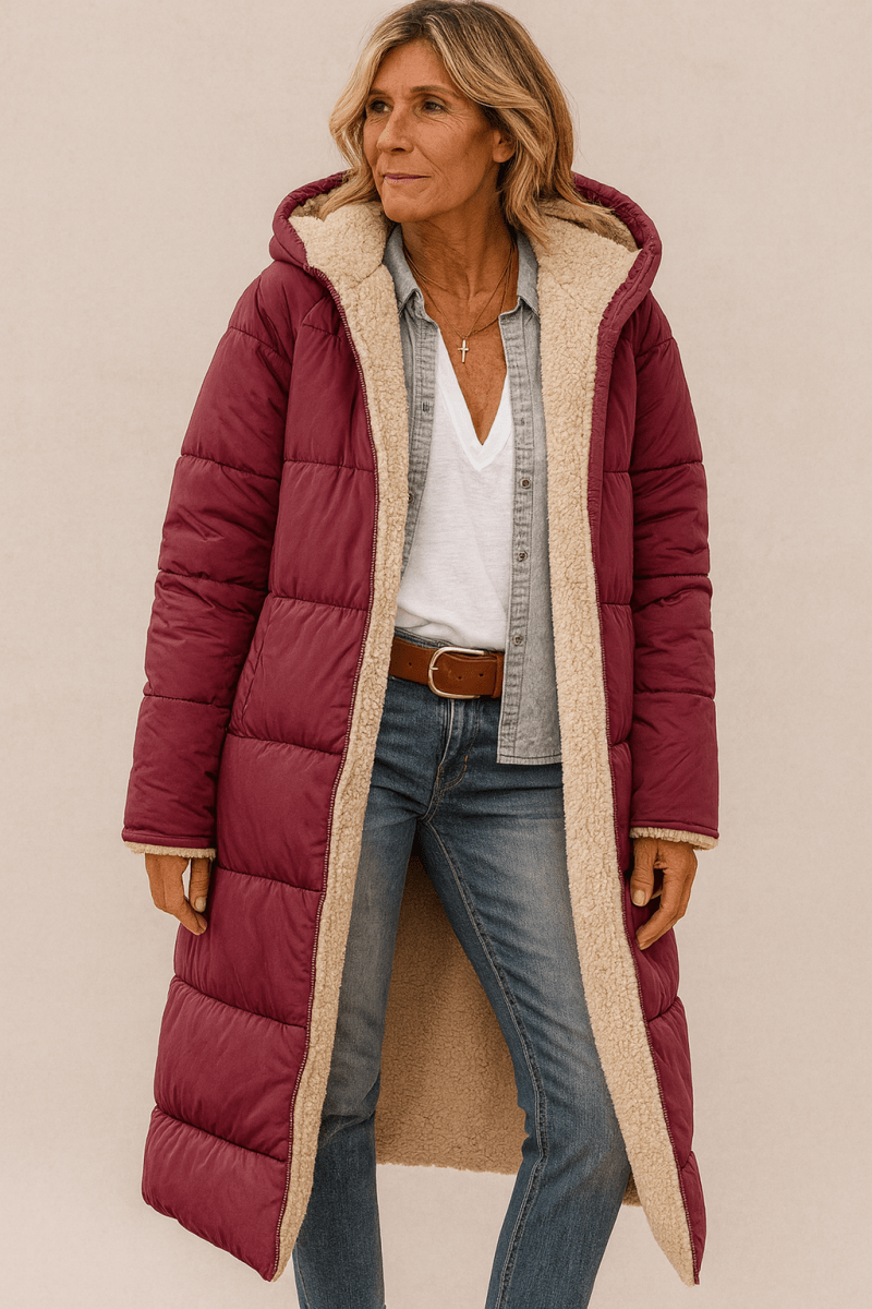 SASHA | SOFT AND  LUSH REVERSIBLE COAT